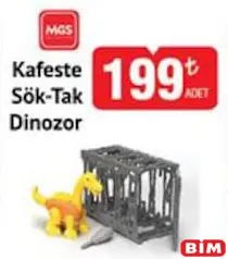 MGS OYUNCAK KAFESTE SÖK-TAK DİNOZOR